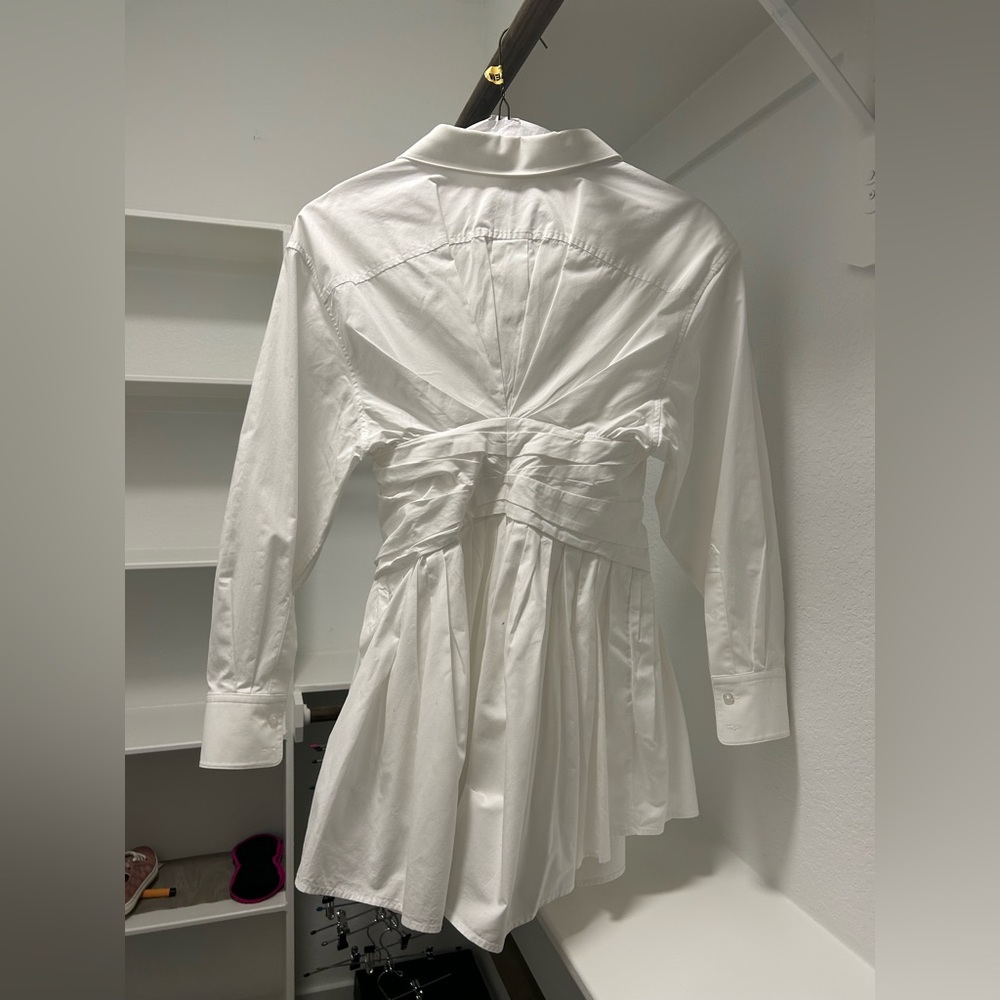 Alexander Wang White Tshirt Dress worn on Married at First Sight Decision Day